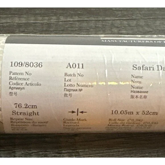 NEW Cole and Son Safari Dance Wallpaper Neutral Charcoal 109/8036 Elephants - Picture 8 of 10